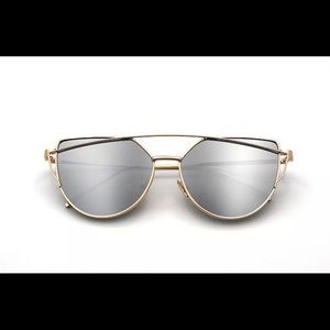 Women’s Flat Metal Cat Eye Sunglasses. Many colors